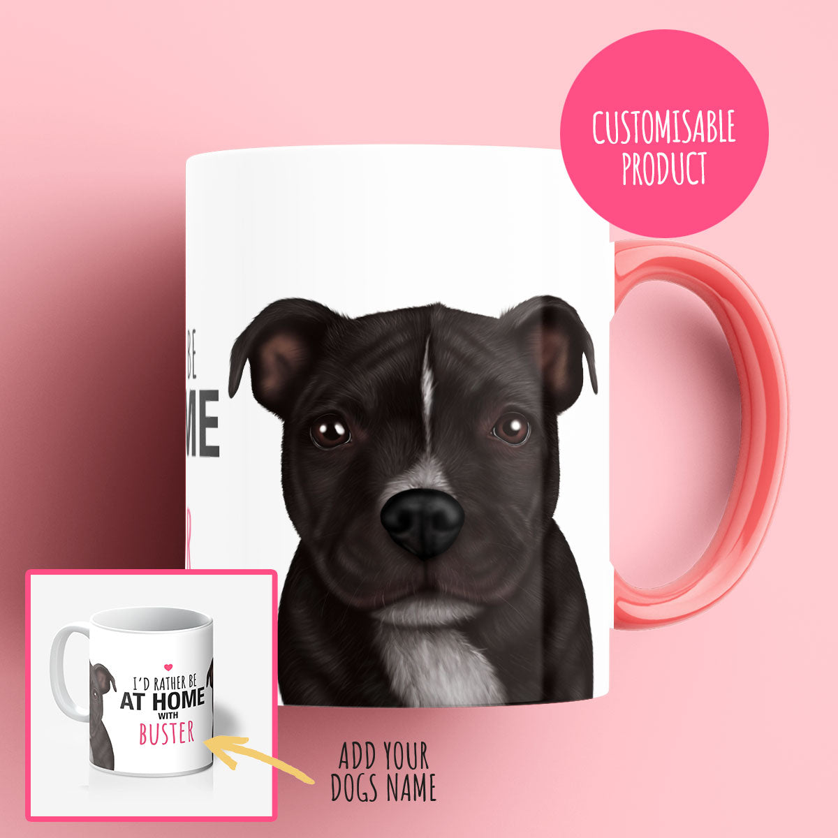 Personalised Staffordshire Bull Terrier Mug