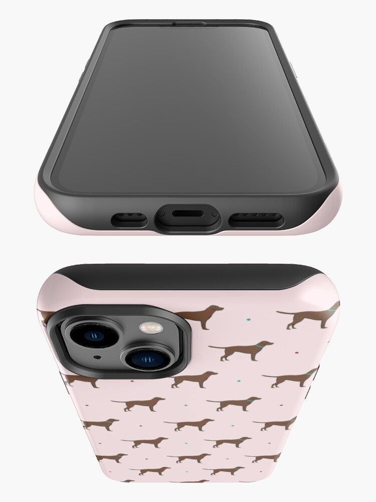 Chocolate Labradors iPhone Tough Case