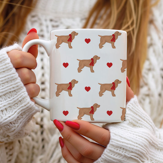 Cocker Spaniel Cosy Pattern Mug