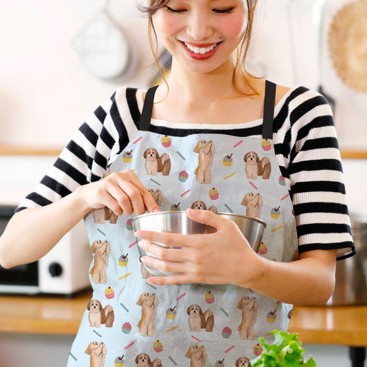 Lhasa Apso and Cupcakes Apron