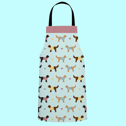 Cockapoos and Hearts Apron