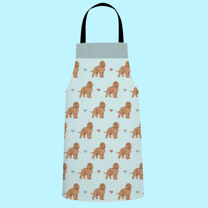 Labradoodles and Hearts Apron