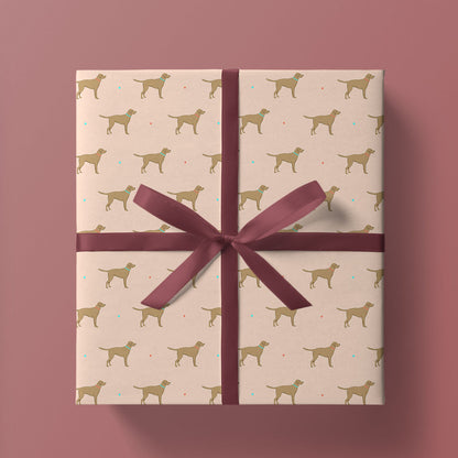 Yellow Labrador Wrapping Paper